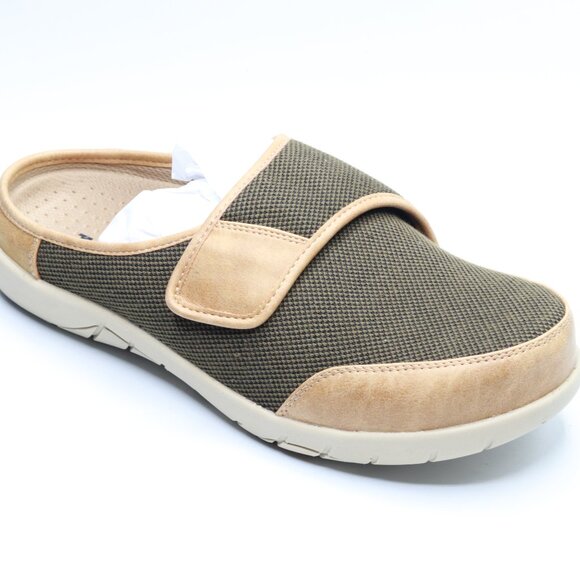 TemHot Men's Diabetic Slippers, Extra Wide with Adjustable Strap,  8 - Picture 4 of 5